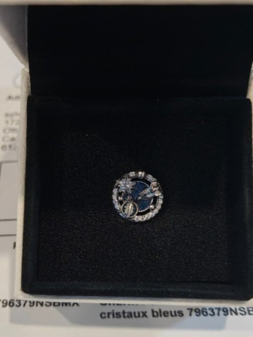 Authentic PANDORA Sterling Silver *RETIRED* A Trip To The Galaxy charm 790028C01